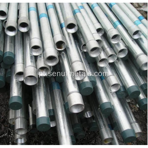 tubos de aço galvanizado preto tubos seções ocas